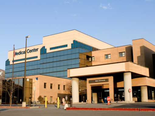 Hospital campus using an emergency steam boiler rental